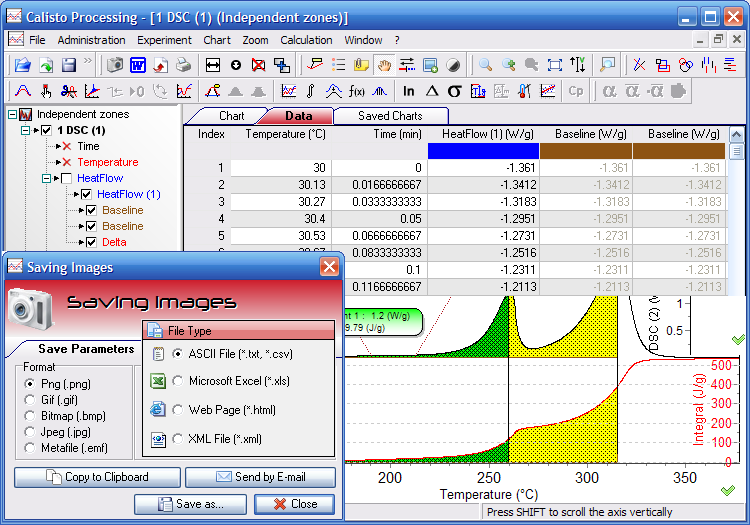 Calisto Data Exportation Tool