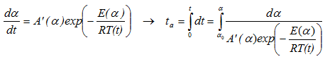 Reaction rate and progress.