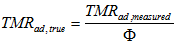Standard method of correcting the time