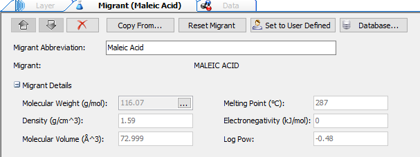 migrant-properties-molecular-weight-Volume-density-Log-Pow