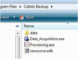 Files to backup before calisto upgrade